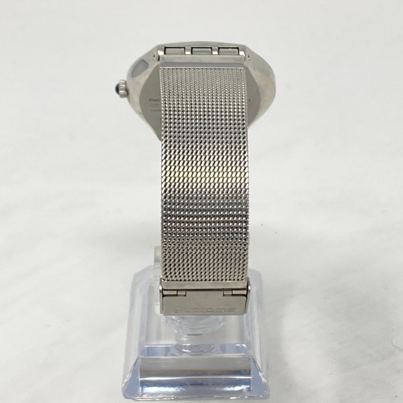 Swatch Irony Watch Men 37mm Day Date Blue Dial Swiss Made Mesh Band New Battery - Picture 6 of 16